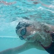 Swimming in a Surrey UK Swim Spa